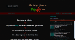 Desktop Screenshot of ninjawars.net